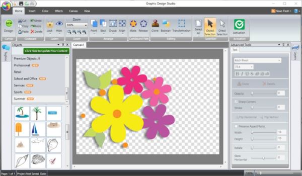 平面设计软件Graphic Design Studio