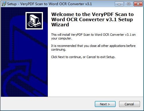 OCR格式转换器VeryPDF Scan to Word OCR