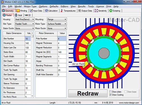 电机热设计分析软件Motor CAD