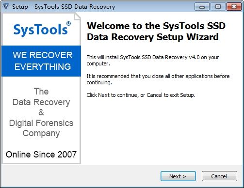 SSD数据恢复工具SysTools SSD Data Recovery