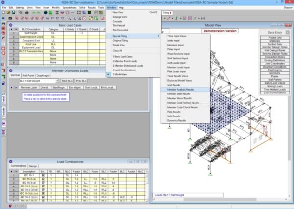 三维设计软件(RISA-3D)