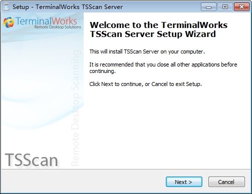 远程PDF打印(TerminalWorks TSScan Server)