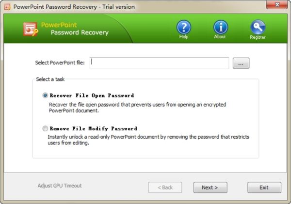 PPT密码破解工具Top PowerPoint Password Recovery