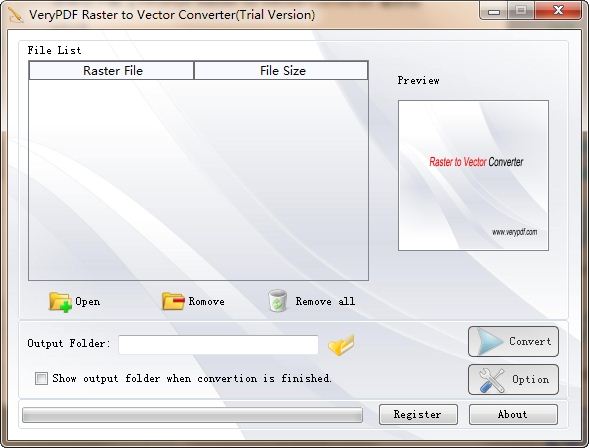 光栅到矢量转换工具(VeryPDF Raster to Vector Converter)