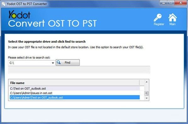 OST转pst工具Yodot OST to PST Converter