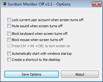 电脑休眠软件(Sordum Monitor Off)