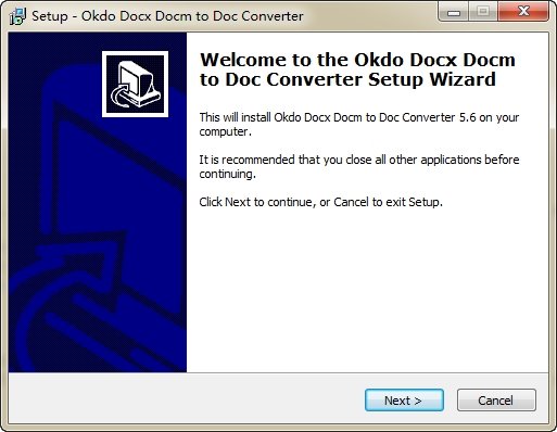 doc文档格式转换Okdo Docx Docm to Doc Converter