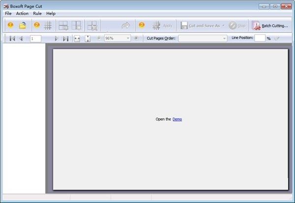 PDF分割工具(Boxoft PDF PageCut)