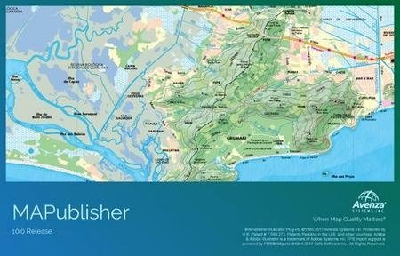 Avenza MAPublisher for Adobe Illustrator地图制作器