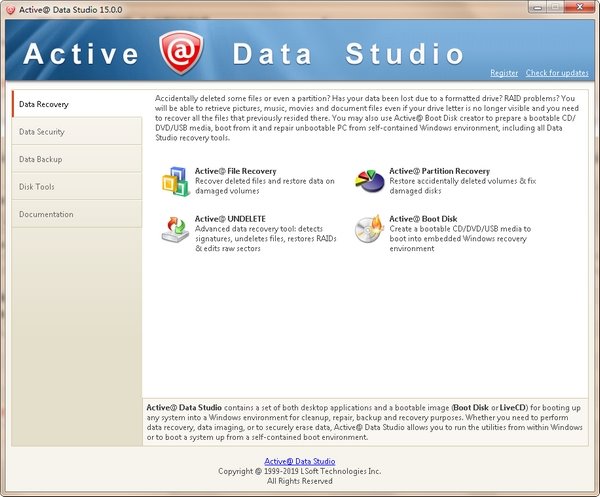 数据恢复软件(Active Data Studio)