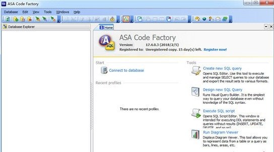 数据库管理工具(ASA Code Factory)