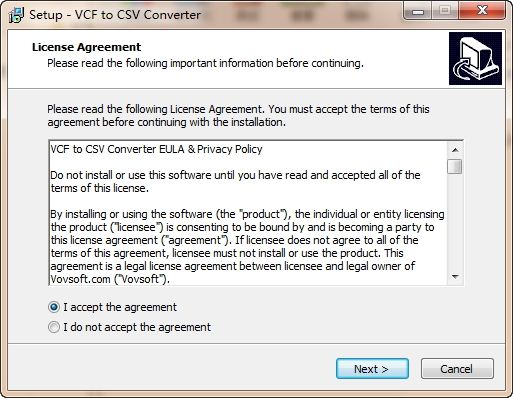 VCF转CSV工具VovSoft VCF to CSV Converter