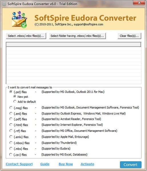 Eudora转换器(SoftSpire Eudora Converter)