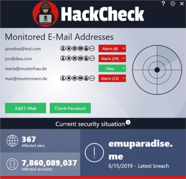 防黑客入侵软件(Abelssoft HackCheck 2020)