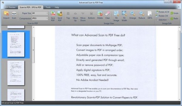 PDF格式转换工具(Advanced Scan to PDF Free)