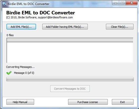 邮件转换器(Birdie EML to DOC Converter)