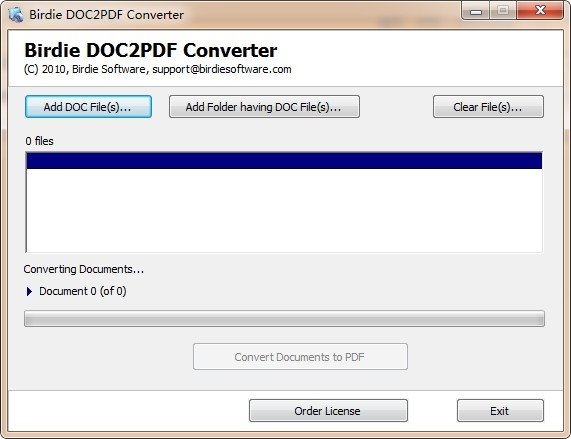 DOC转PDF转换器(Birdie DOC2PDF Converter)
