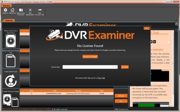DVR硬盘录像机视频恢复工具DVR Examiner