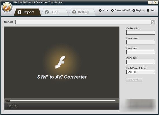 swf转mov格式转换器iPixSoft SWF to MOV Converter