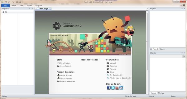 HTML游戏制作工具(Construct 2)