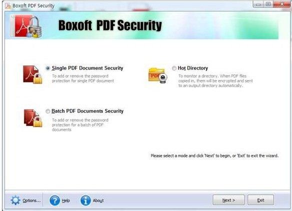 PDF文件加密软件(Boxoft PDF Security)