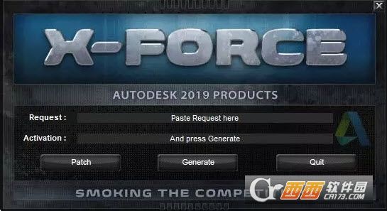 X-FORCE AutoCAD2019 Products Keygen