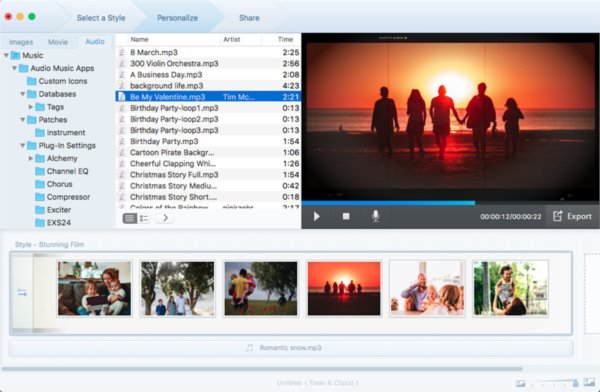 How to Make a Slideshow - Add Music as Background Music