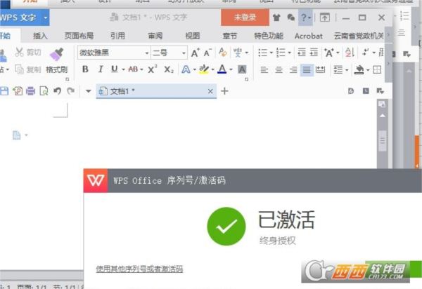 wps office 2013专业增强破解版(含序列号)