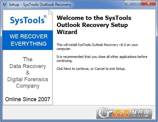 PST文件恢复助手SysTools Outlook Recovery