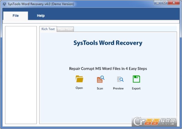 word文件恢复软件SysTools Word Recovery