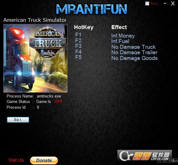 美国卡车模拟五项修改器