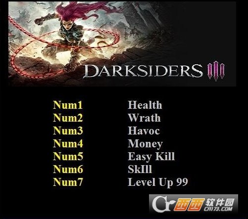 暗黑Darksiders3无限生命修改器