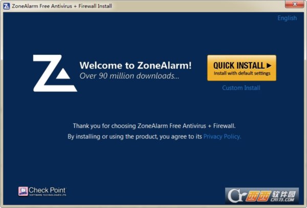 ZoneAlarm免费互联网安全套装ZoneAlarm Antivirus