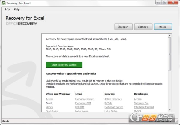 Recovery for Excel 6.0