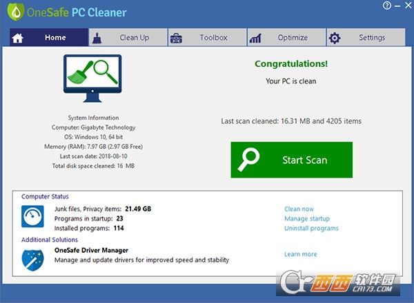 OneSafe PC Cleaner Pro汉化破解版