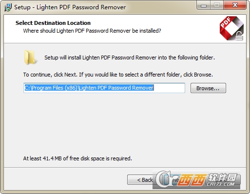PDF文件密码移除工具Lighten PDF Password Remover