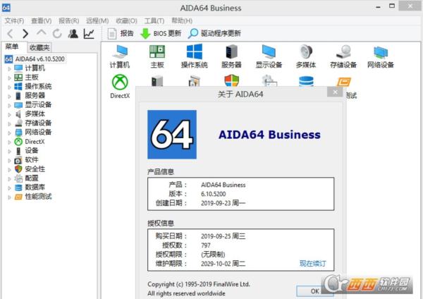 AIDA64 business(商业版)中文版免费绿色版免key