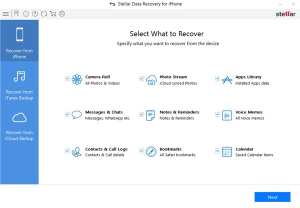 iphone数据恢复工具Stellar Data Recovery iPhone