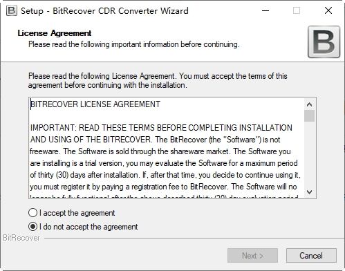 CDR格式转换器BitRecover CDR Converter
