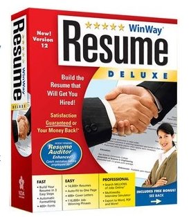 专业简历制作软件WinWay Resume Deluxe