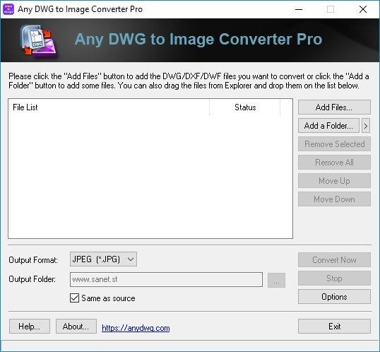 DWG转图片工具Any DWG to Image Converter