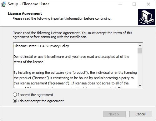 文件列表导出工具VovSoft Filename Lister
