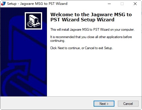 MSG转PST转换器Jagware MSG to PST Wizard