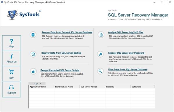 SQL数据库修复管理工具SysTools SQL Server Recovery Manager