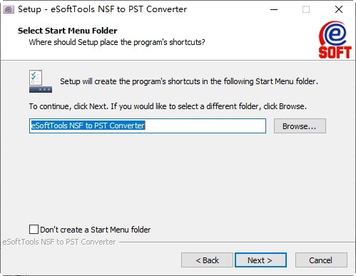 NSF转换PST格式工具eSysInfoTools NSF to PST Converter