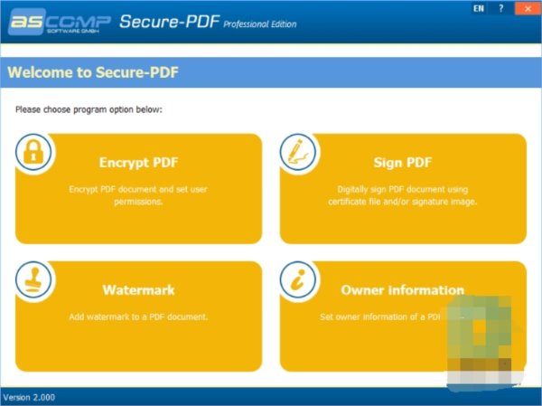 PDF加密工具(Secure-PDF Professional Edition)