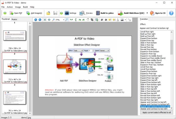 PDF转换视频软件A-PDF To Video