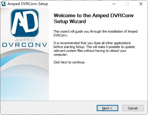 视频监控格式转换工具Amped DVRConv