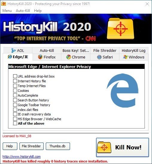 历史记录清除工具(HistoryKill)