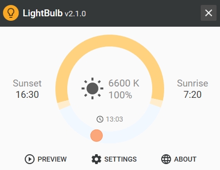 LightBulb屏幕色温自动调节